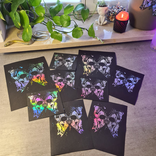 Skullbutterfly Holo Poster