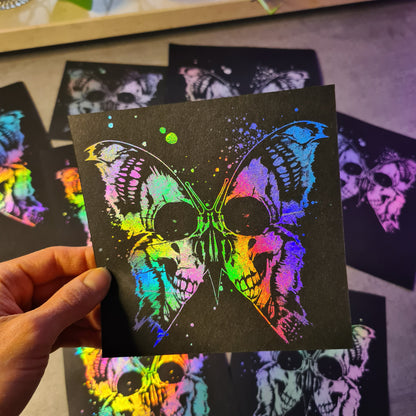 Skullbutterfly Holo Poster