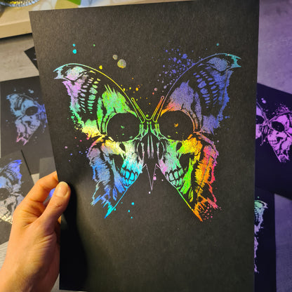 Skullbutterfly Holo Poster