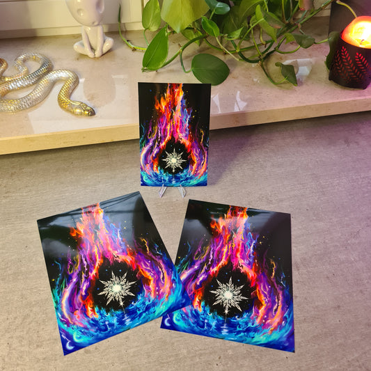 Fire & Ice Print