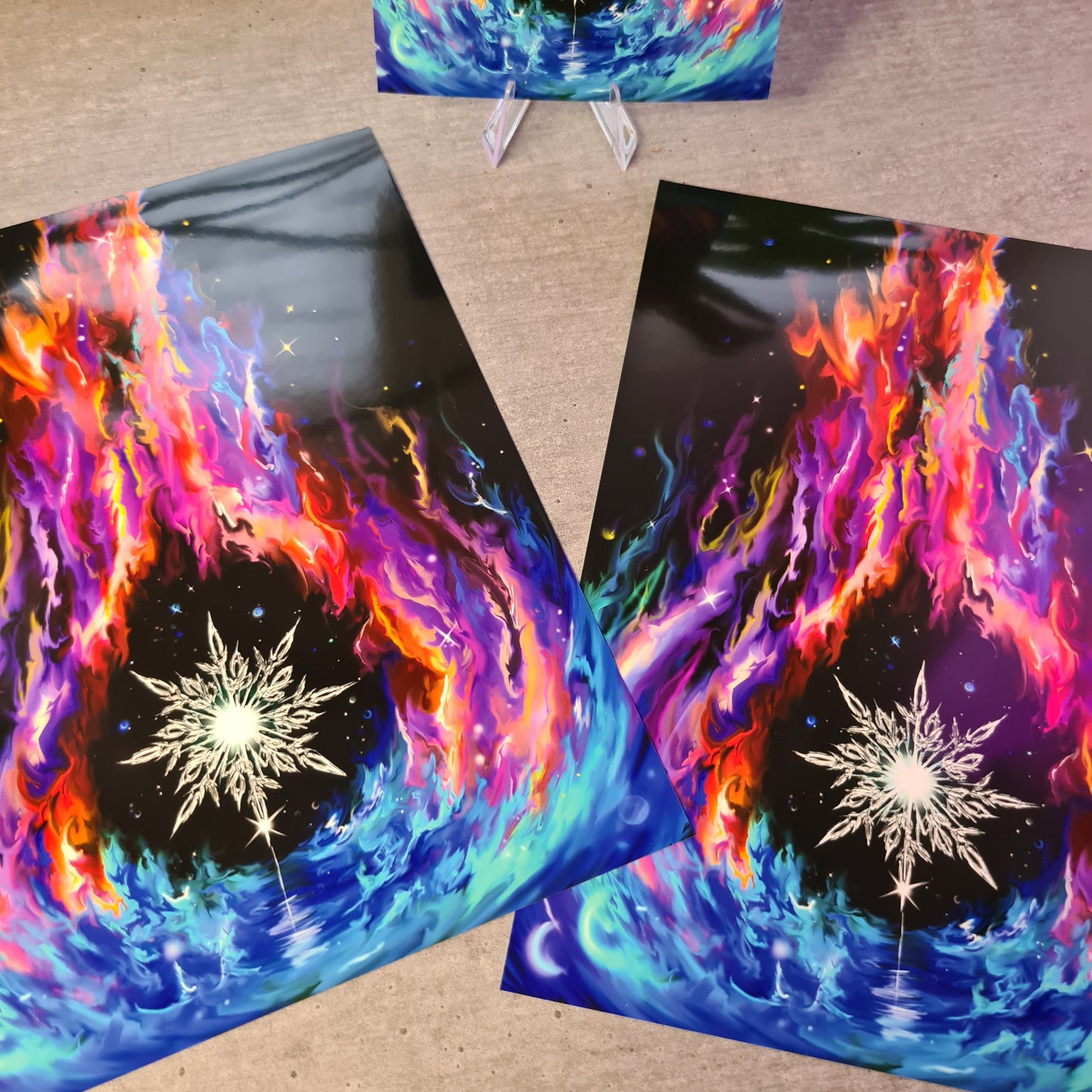 Fire & Ice  Poster