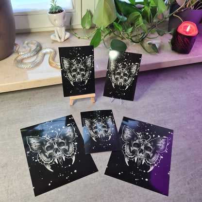 Skull-butterfly Poster