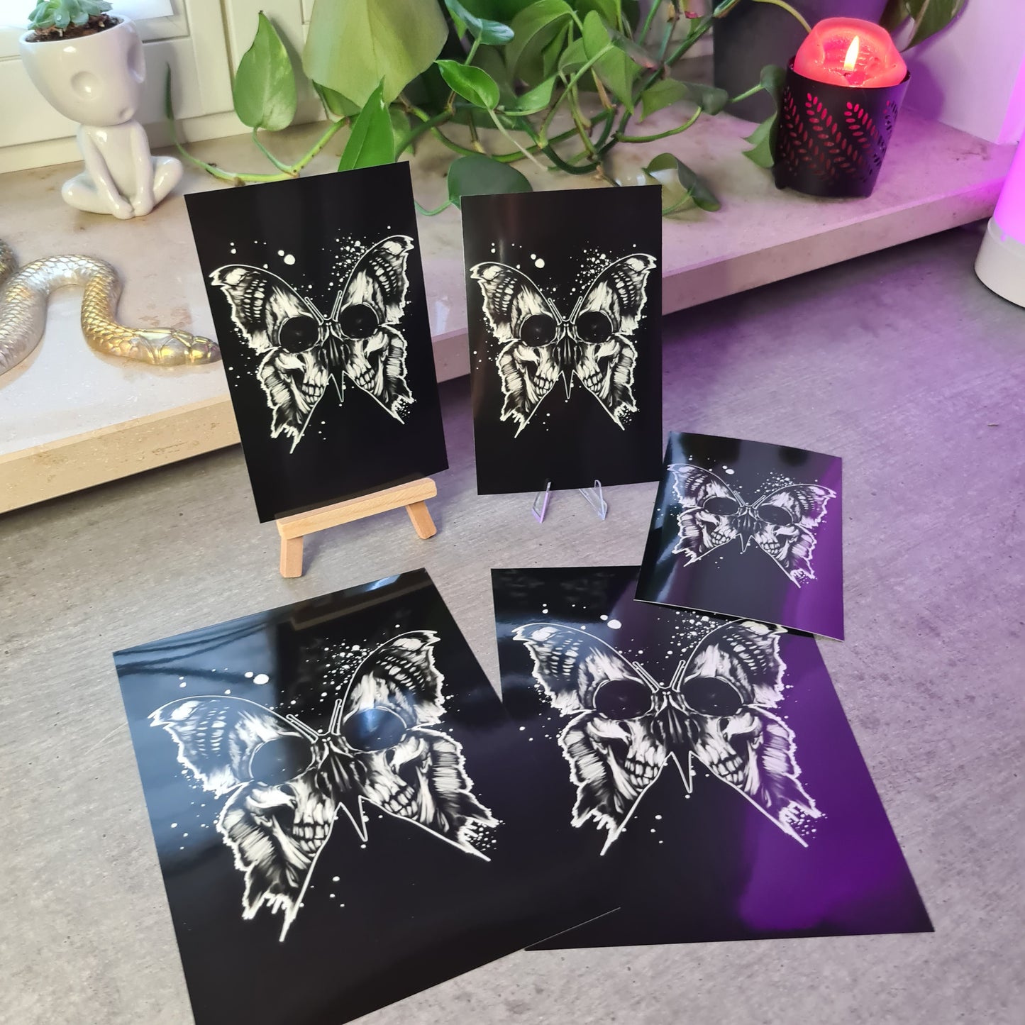 Skullbutterfly Poster