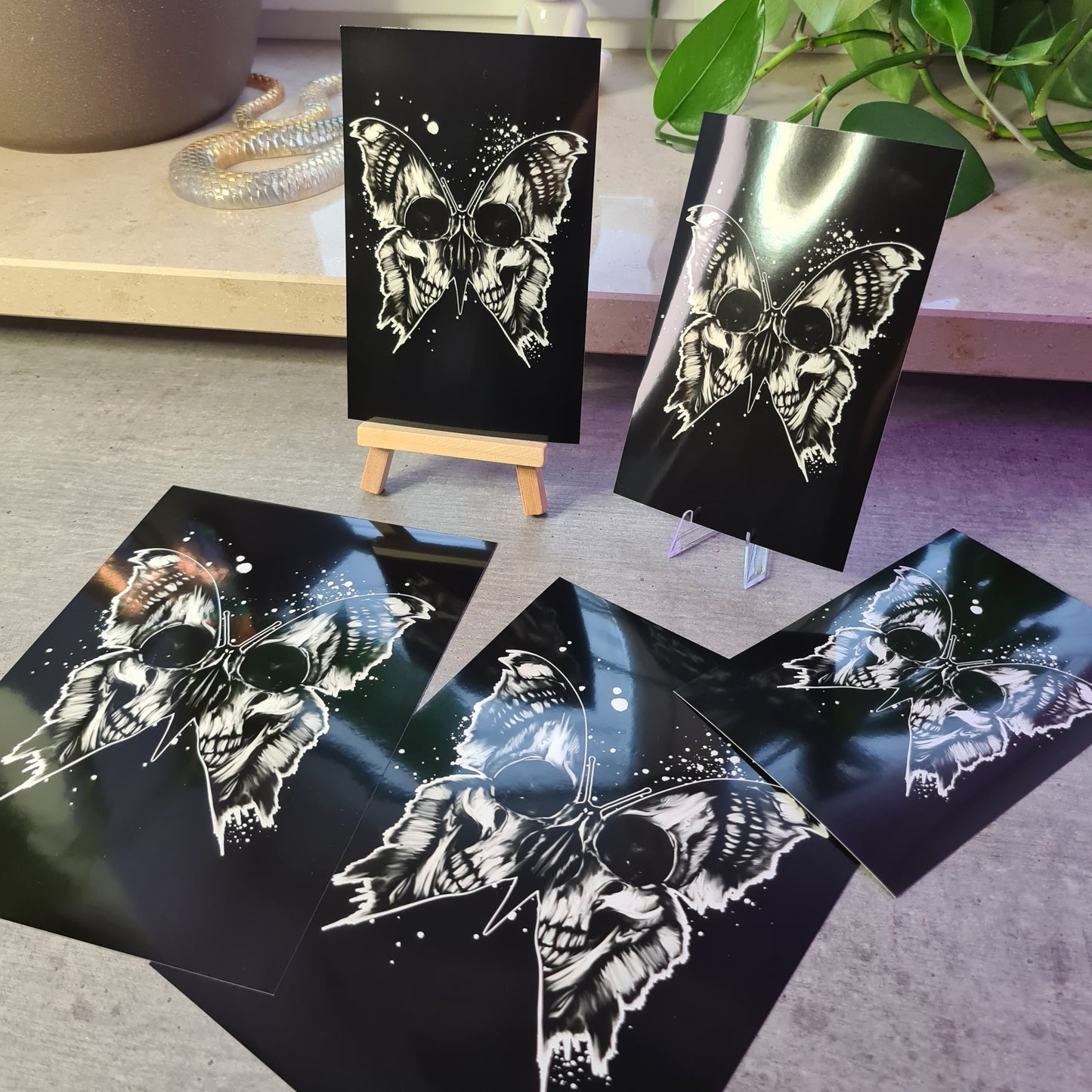 Skullbutterfly Poster