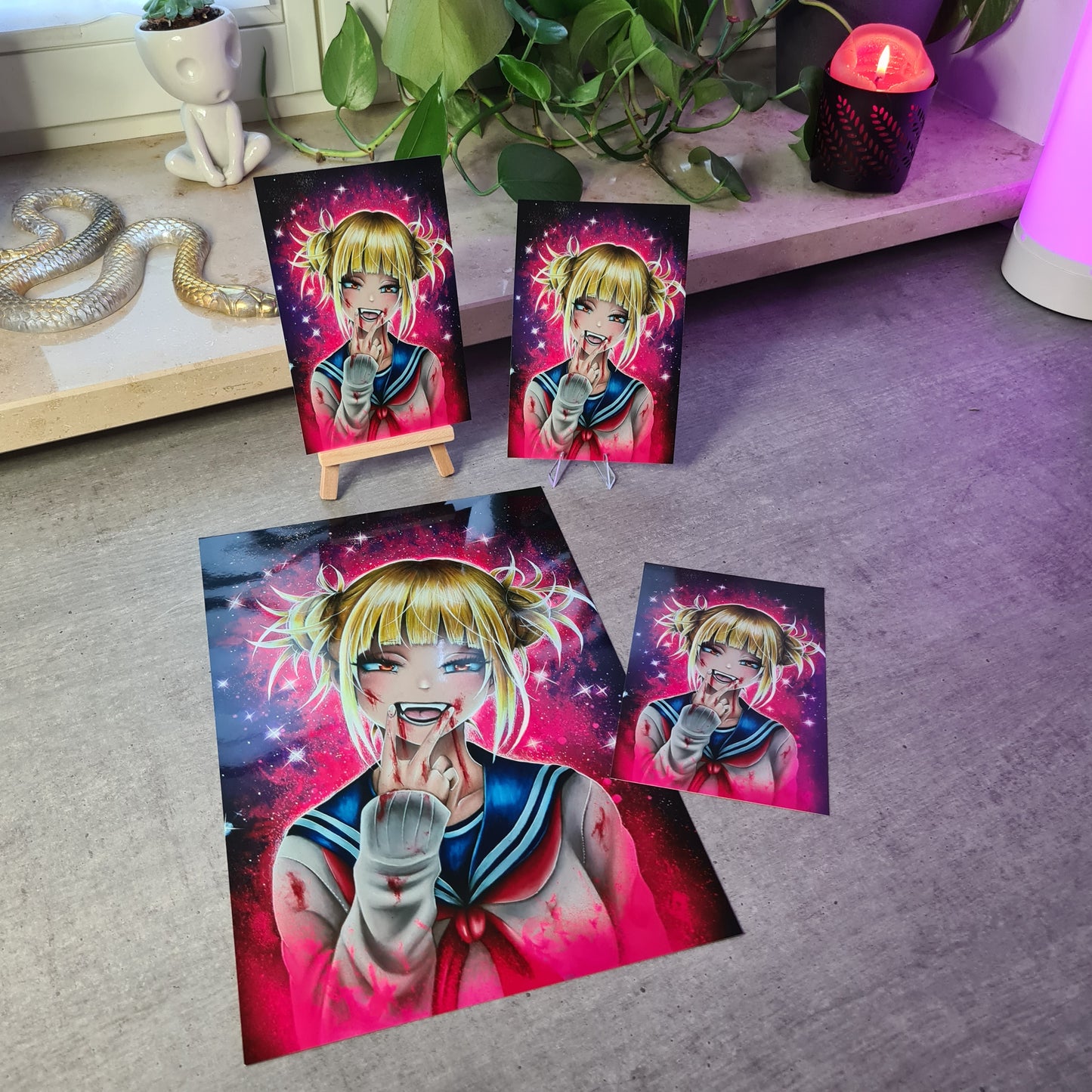 Schoolgirl Villain Print