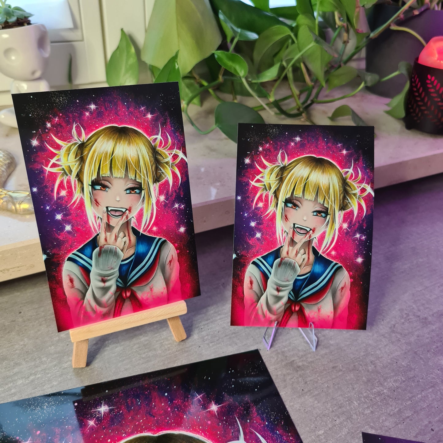 Schoolgirl Villain Print