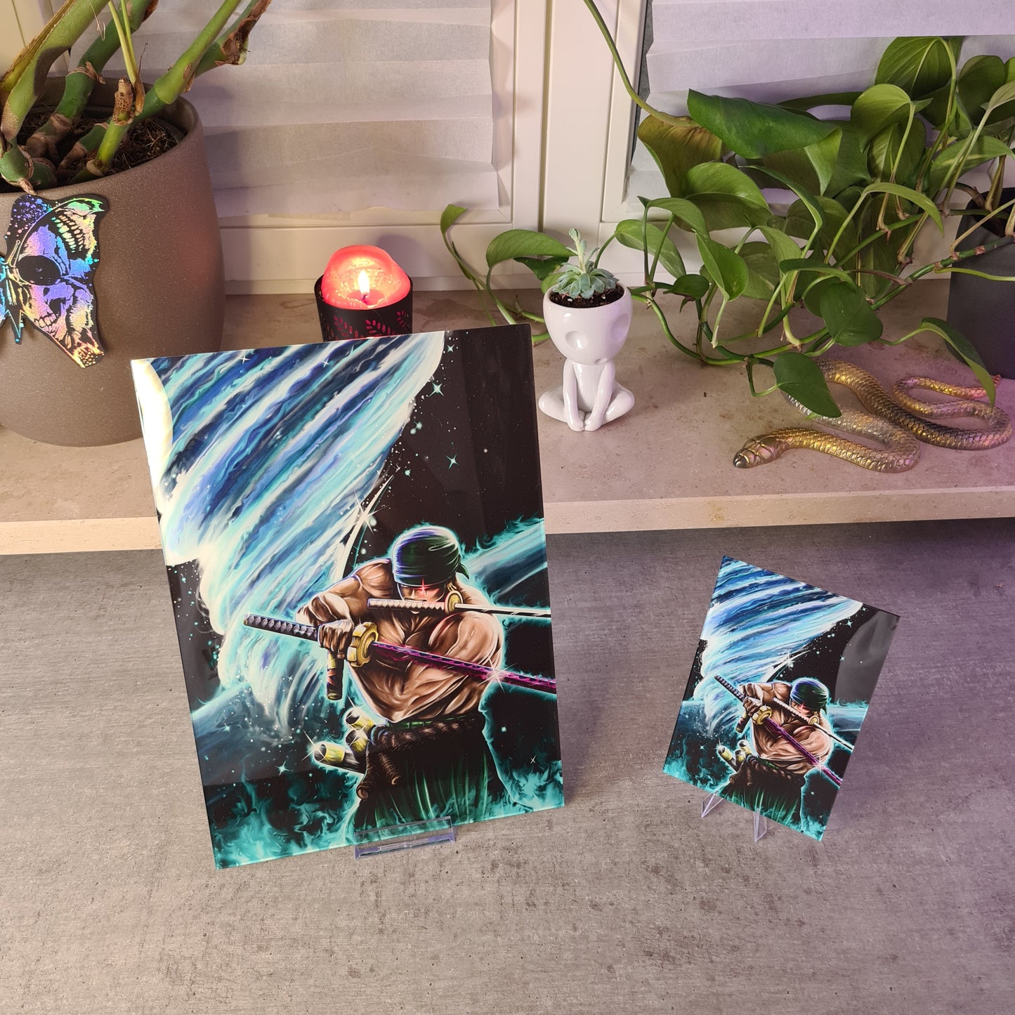 Swordsman acrylic glass print