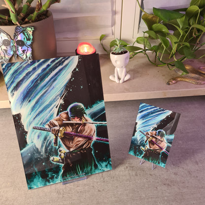 Swordsman acrylic glass print