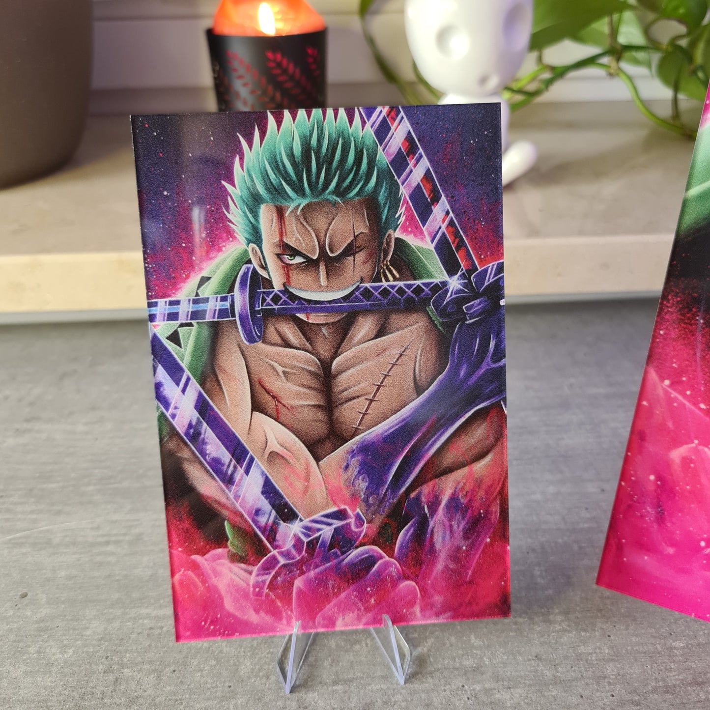 Dreifacher Schwertkämpfer Acrylglas