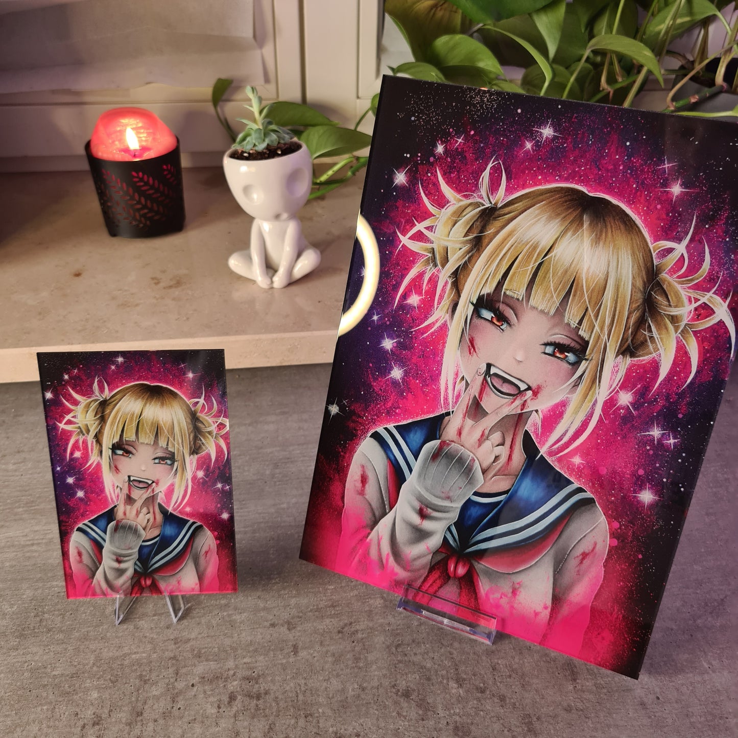 Schoolgirl Villain Acrylic Glass