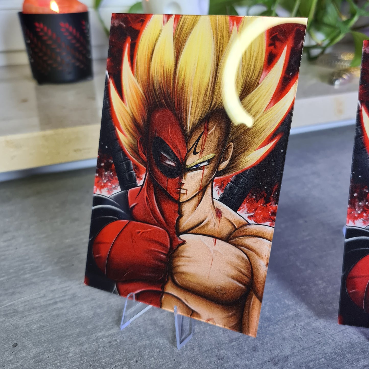 Vegeta-Deadpool Acrylic Glass