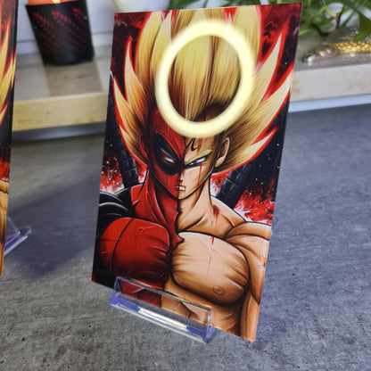 Vegeta-Deadpool Acrylic Glass