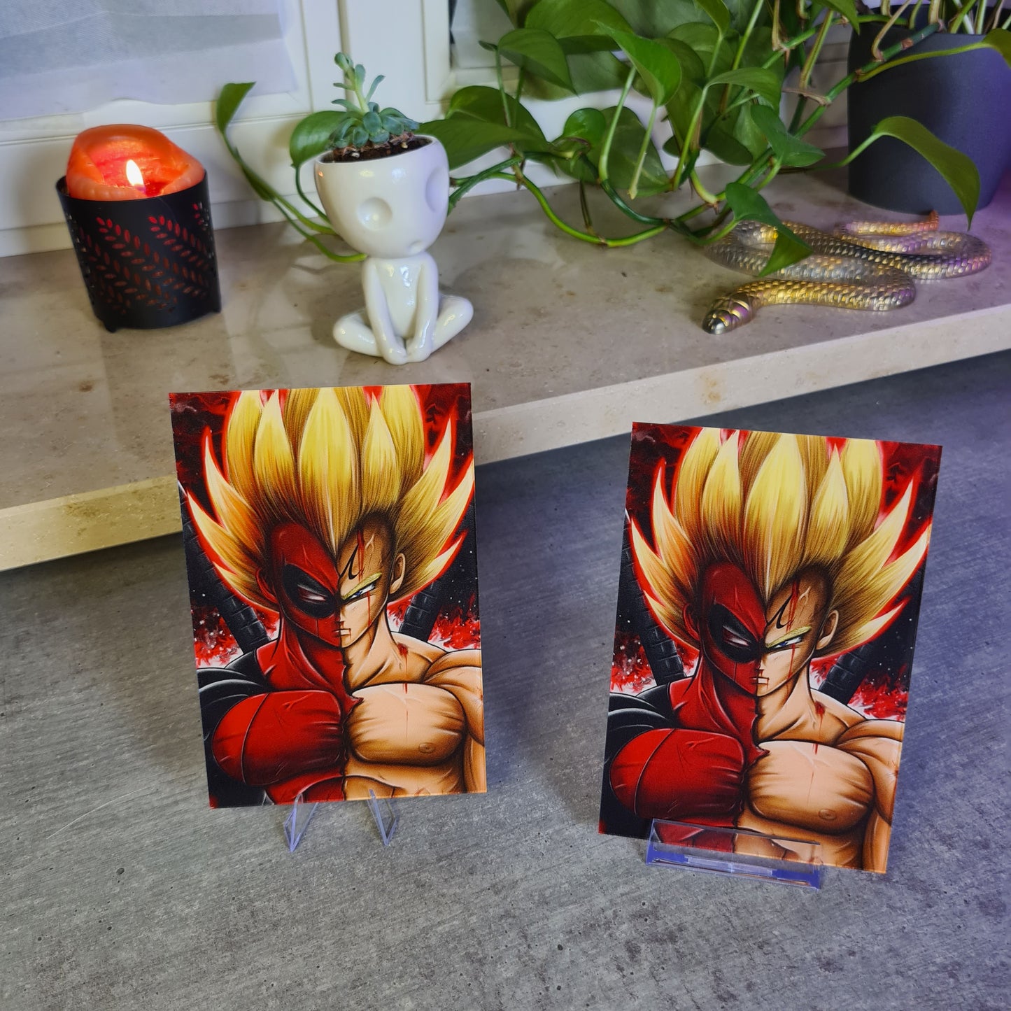 Vegeta-Deadpool Acrylic Glass