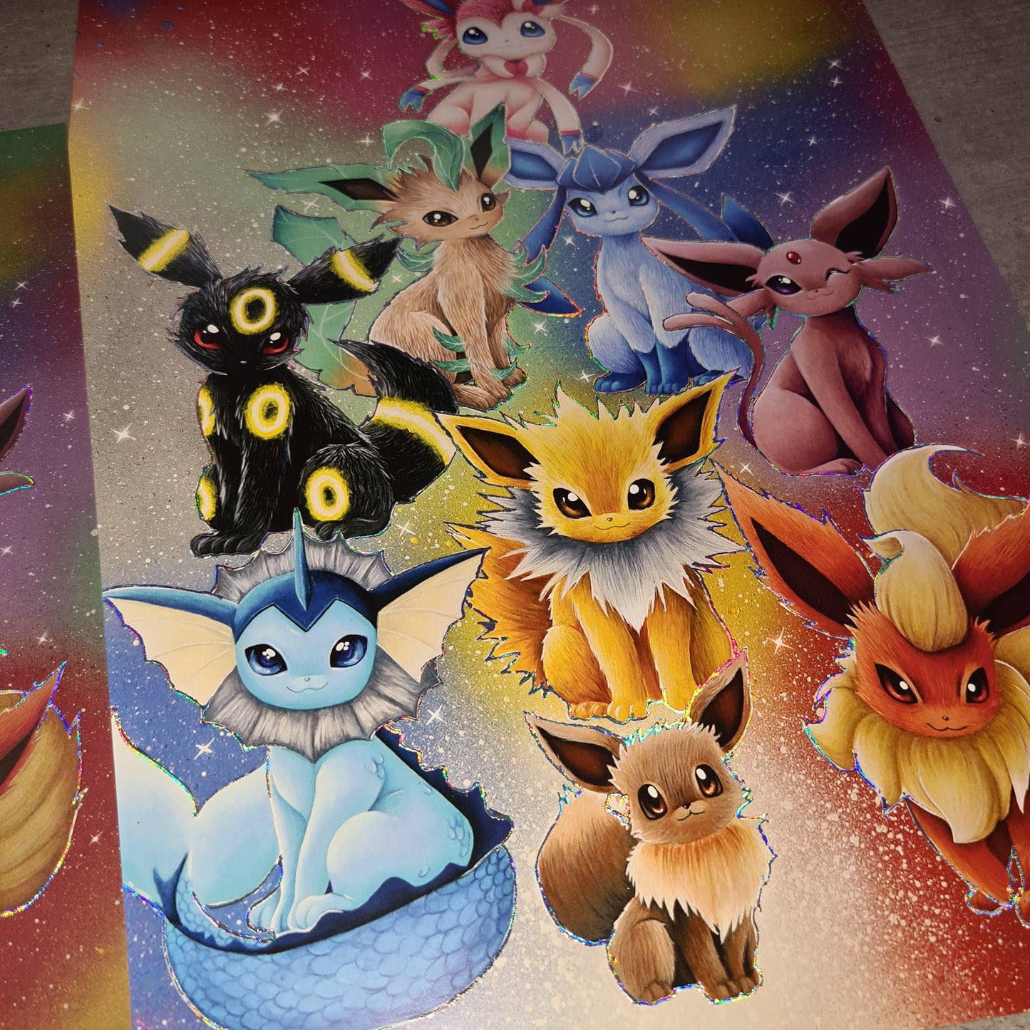 Eeveelution Holo-Print