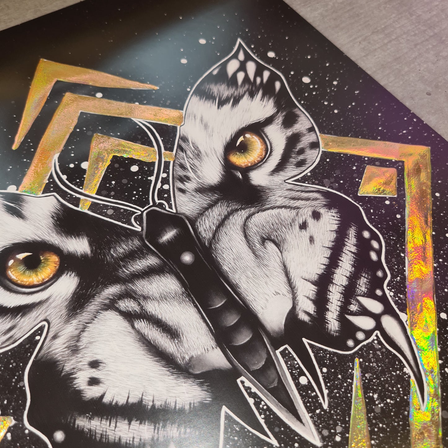 Tigerbutterfly Holo-Poster