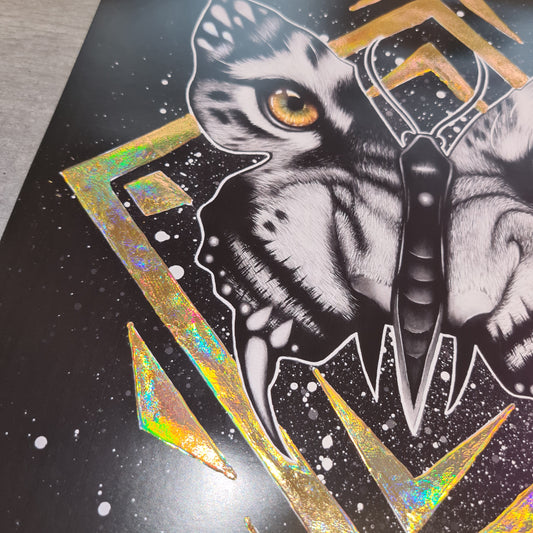 Tigerbutterfly Holo-Poster