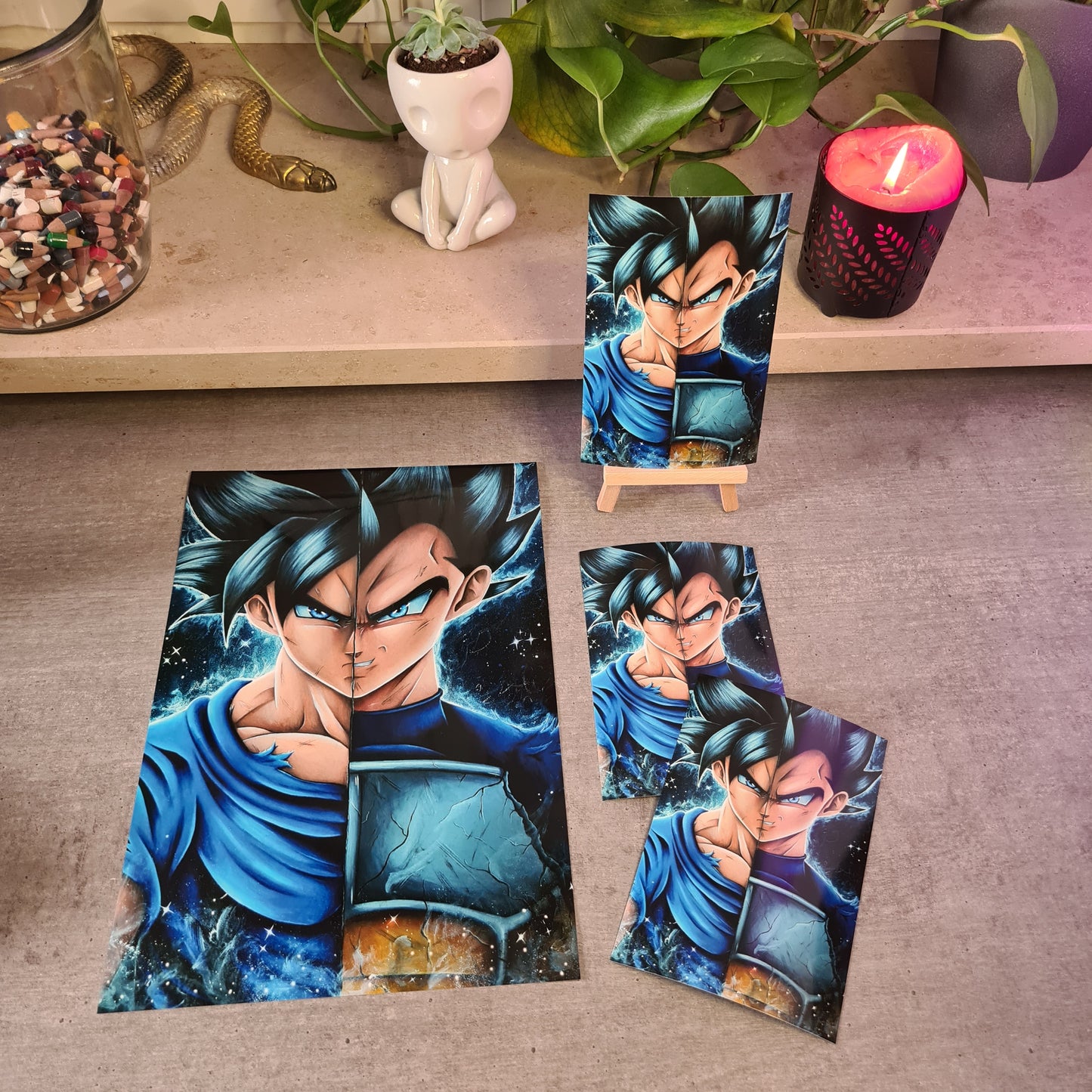 Vegeta-Goku Poster