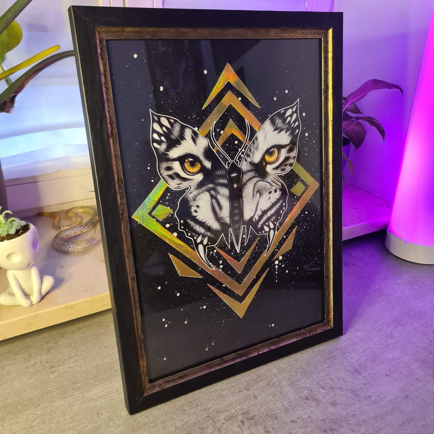 Tigerbutterfly Holo-Poster