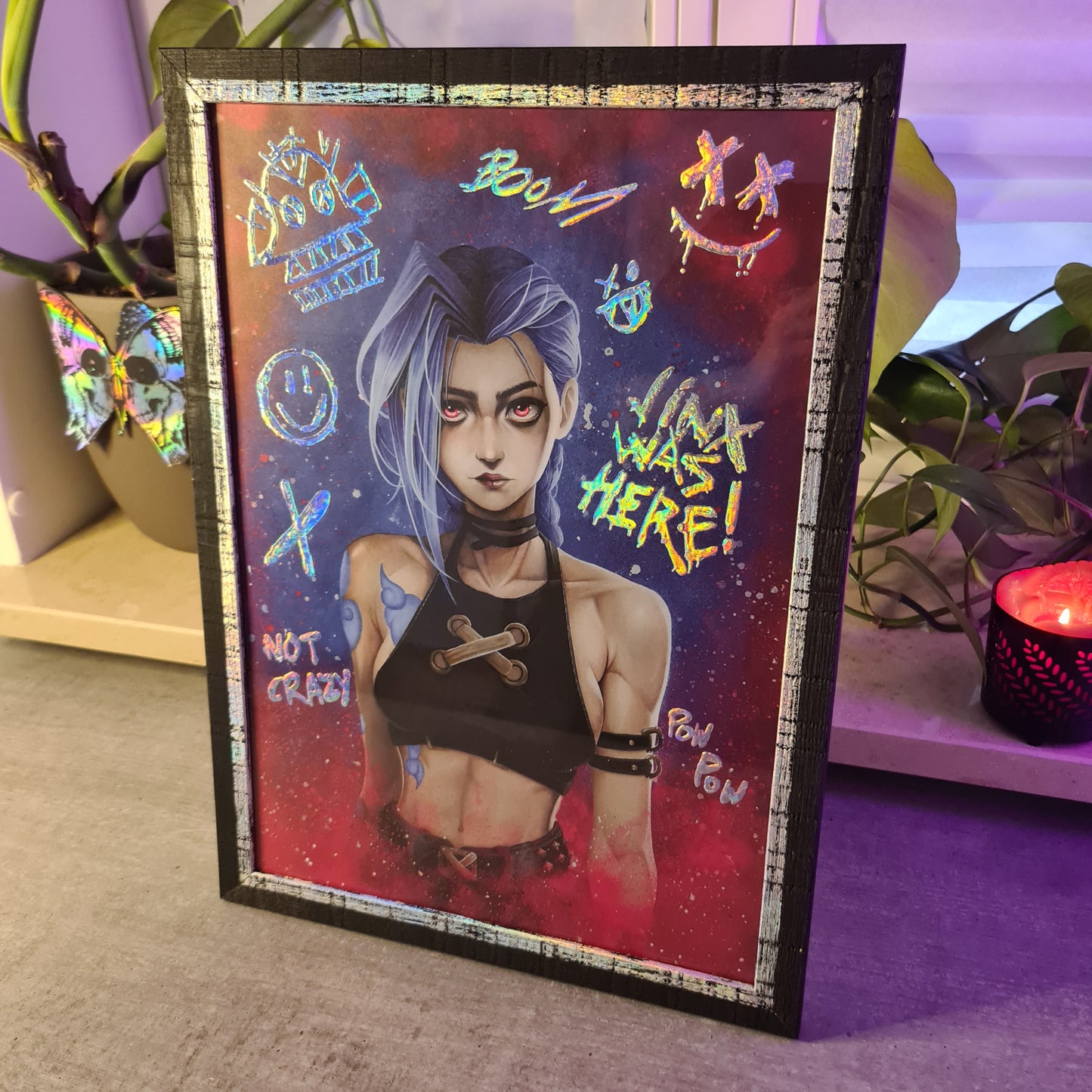 Bewitched girl Holo-Poster