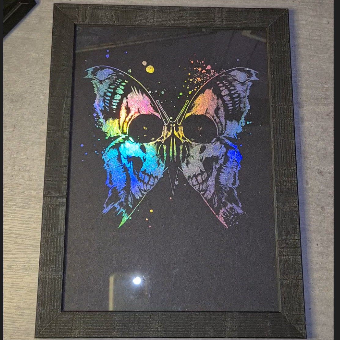 Skullbutterfly Holo Poster