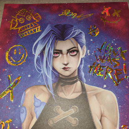 Verhext Holo-Poster GOLD