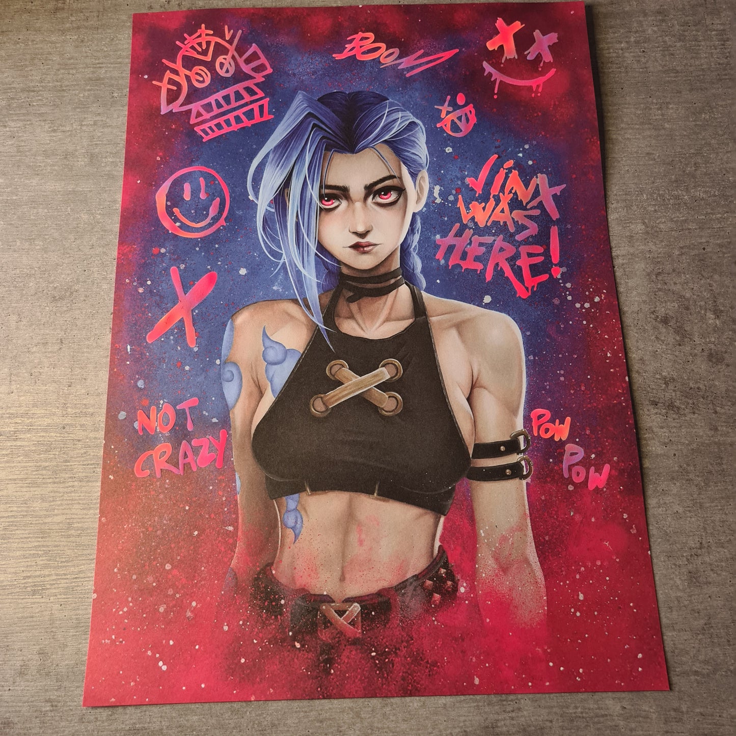 Verhext Glowing-Poster