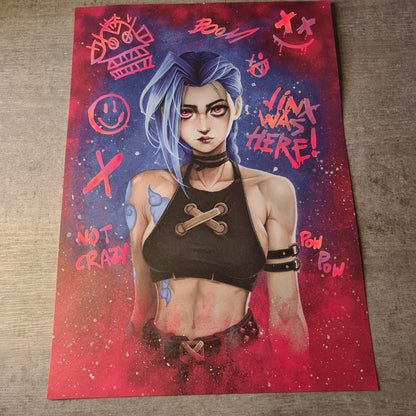 Verhext Glowing-Poster