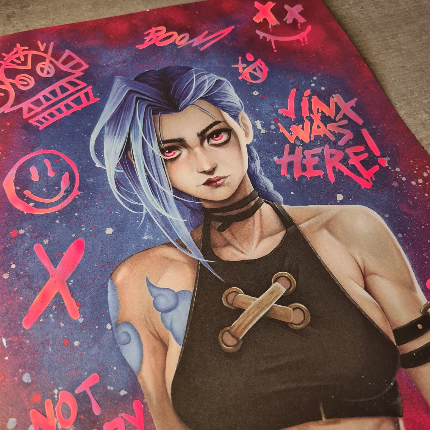 Verhext Glowing-Poster