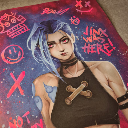 Verhext Glowing-Poster