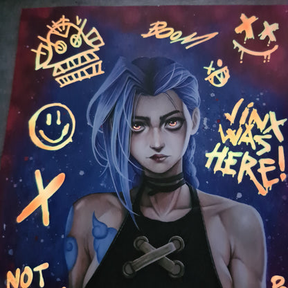 Verhext Glowing-Poster