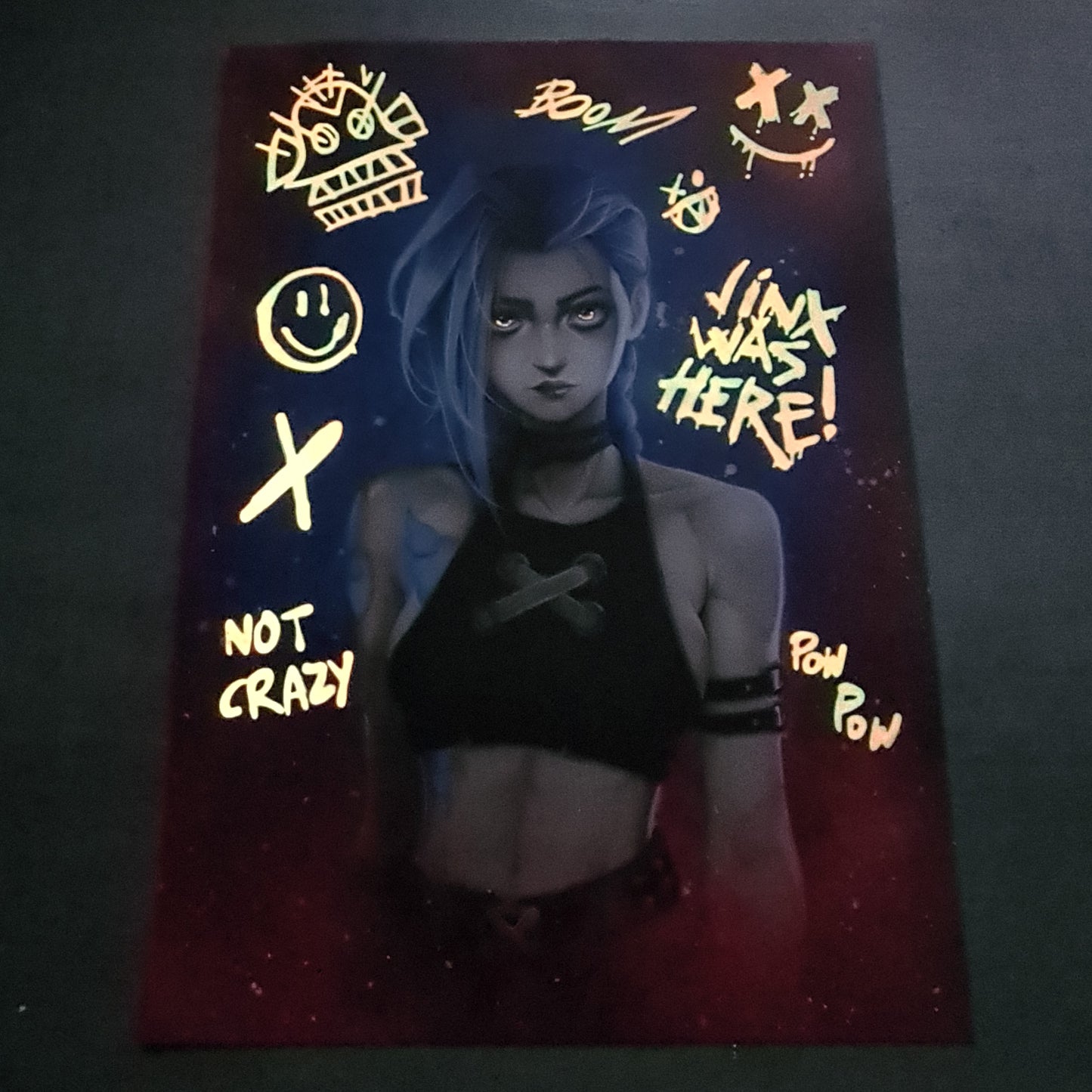 Verhext Glowing-Poster
