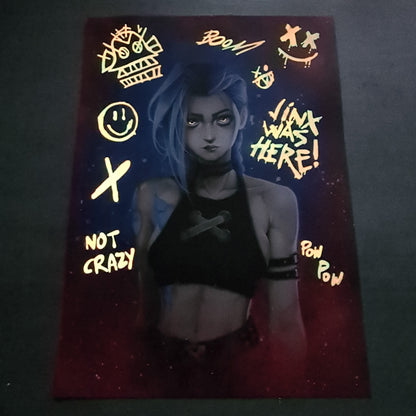 Verhext Glowing-Poster