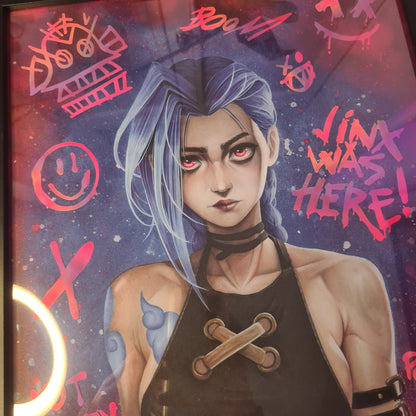 Verhext Glowing-Poster
