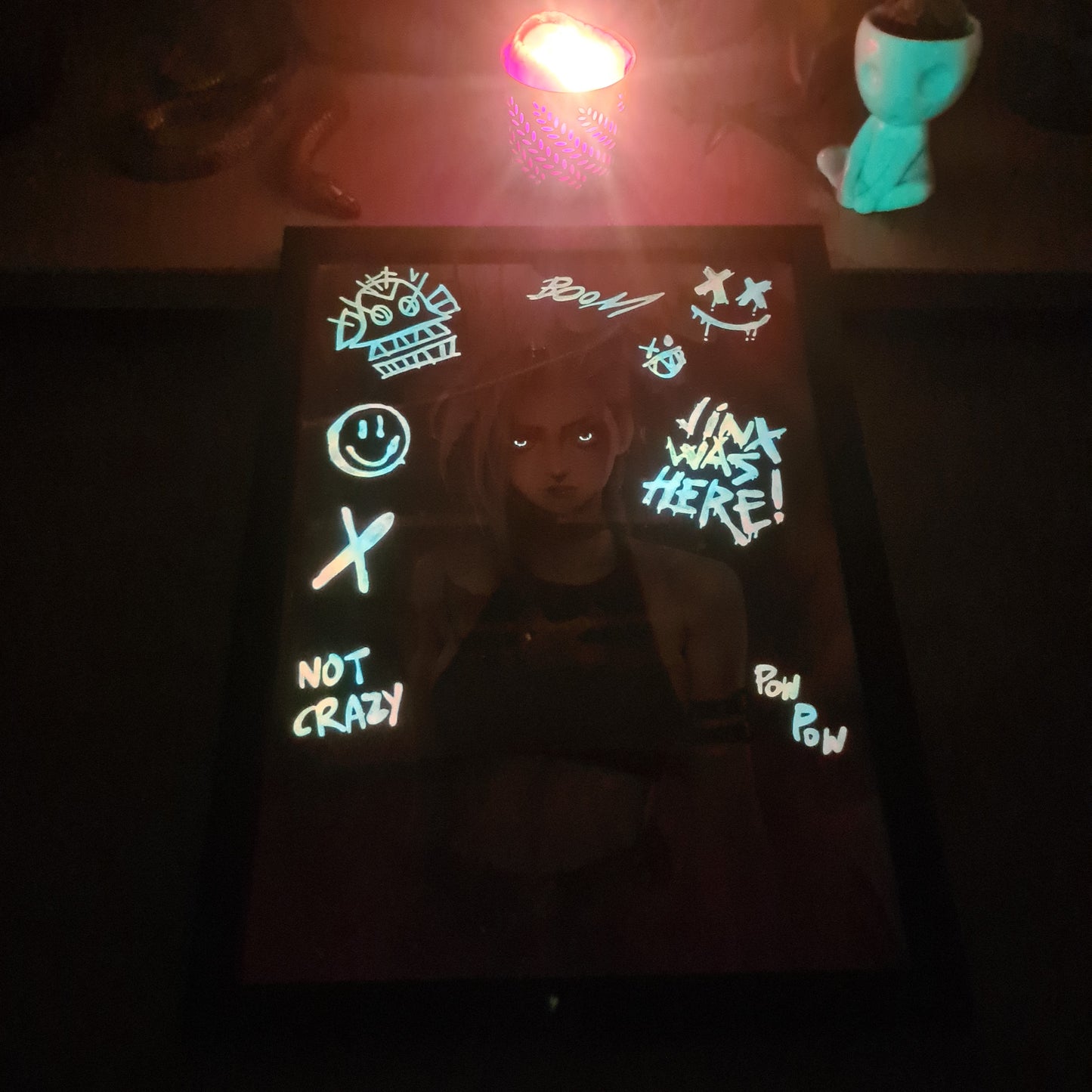 Verhext Glowing-Poster