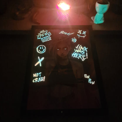 Verhext Glowing-Poster