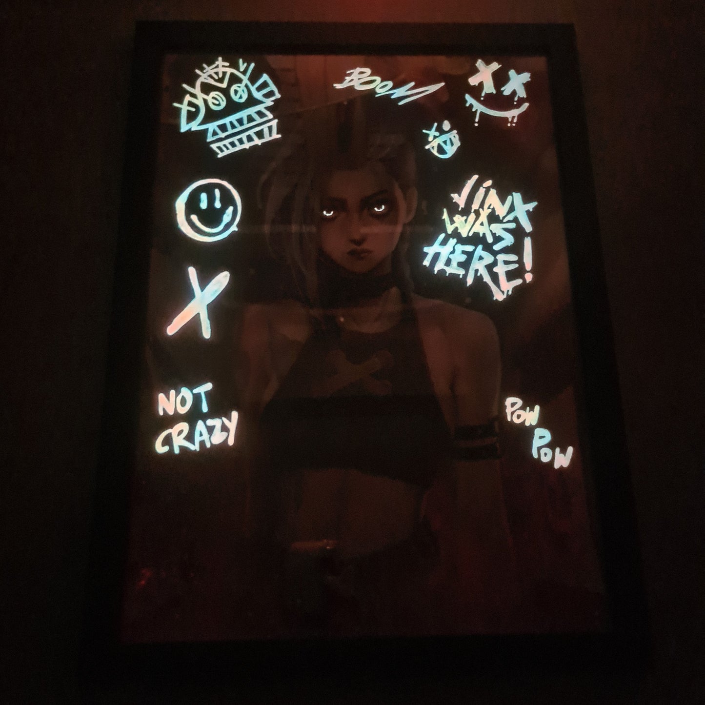 Verhext Glowing-Poster