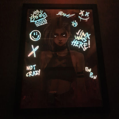 Verhext Glowing-Poster