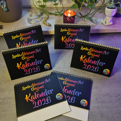 Linda Gleissner Art - Tischkalender 2026