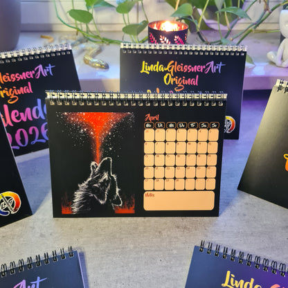 Linda Gleissner Art - Tischkalender 2026