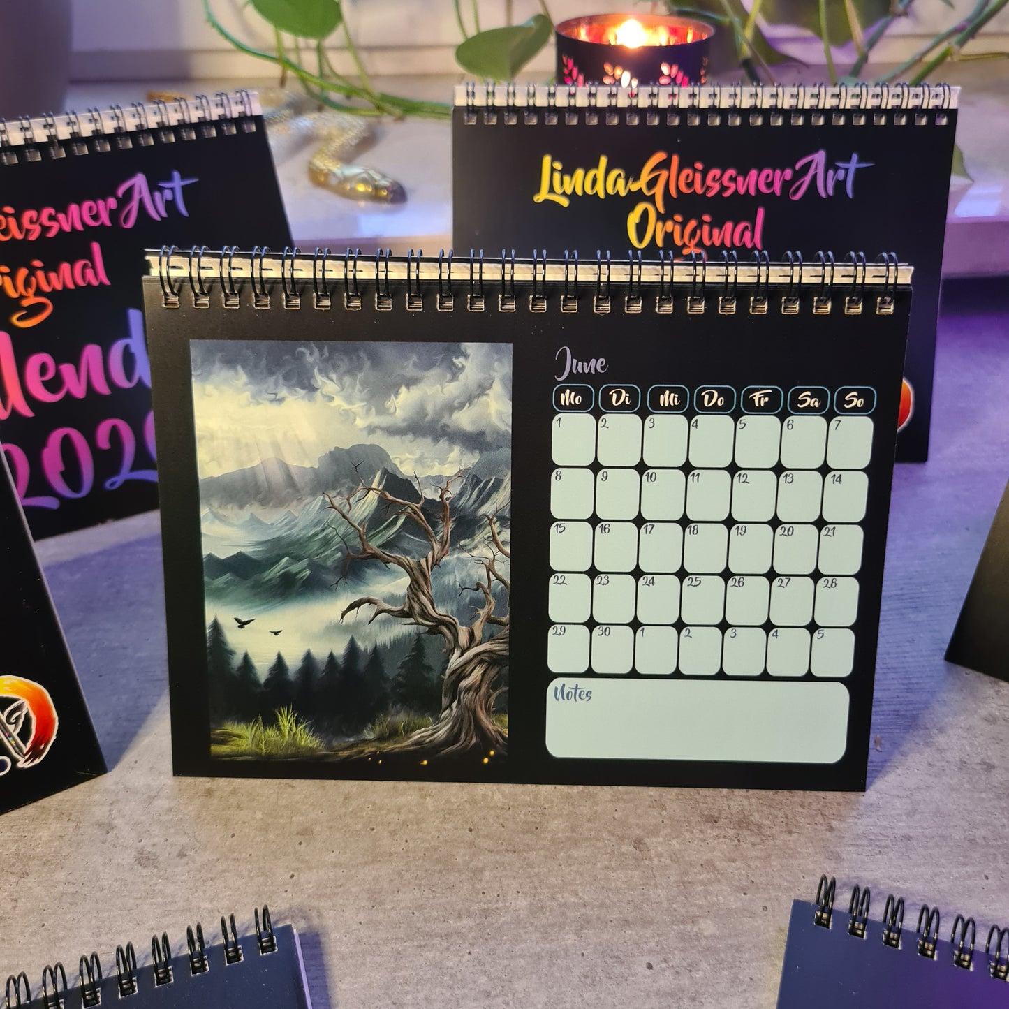 Linda Gleissner Art - Tischkalender 2026