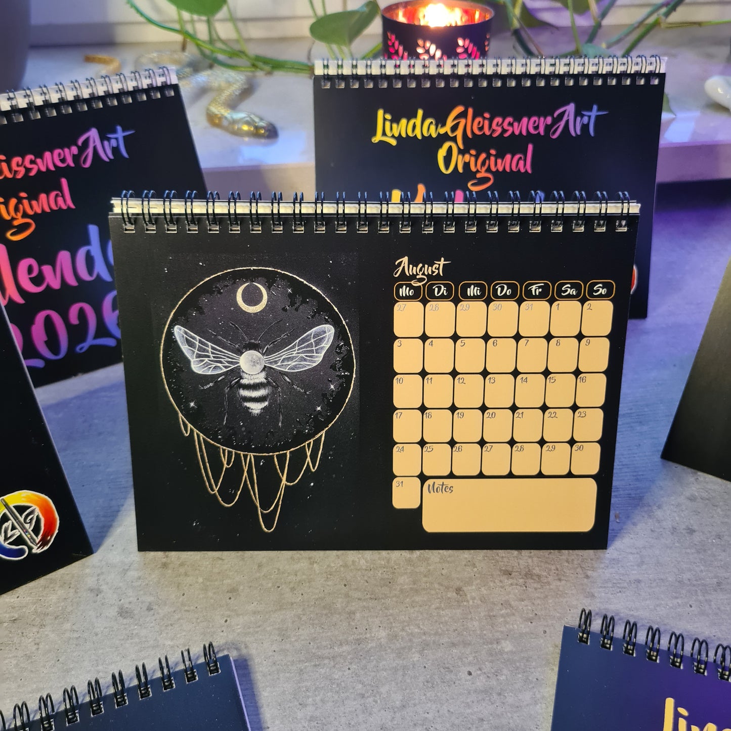 Linda Gleissner Art - Tischkalender 2026