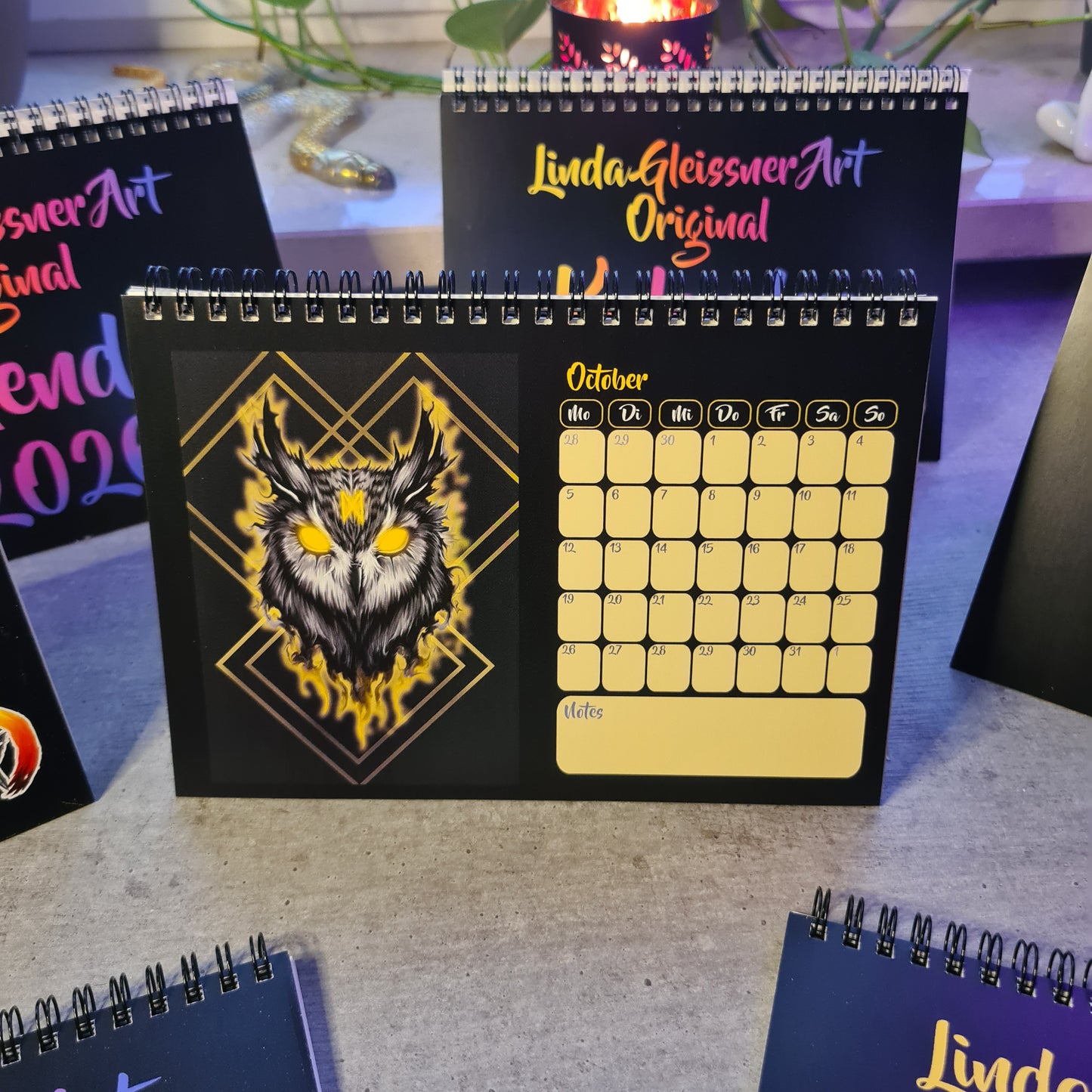 Linda Gleissner Art - Tischkalender 2026