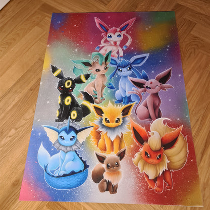 Eeveelution XXL Poster