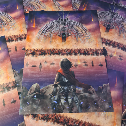 Titanen Kämpferin Poster