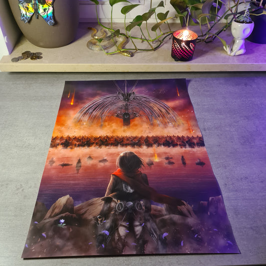 Titanen Kämpferin XXL Poster