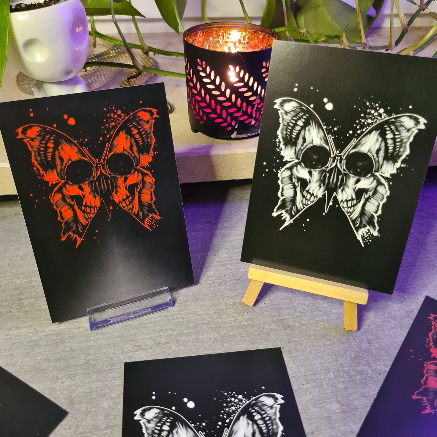 Skullbutterfly Card