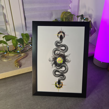 Snake HOLO-Poster