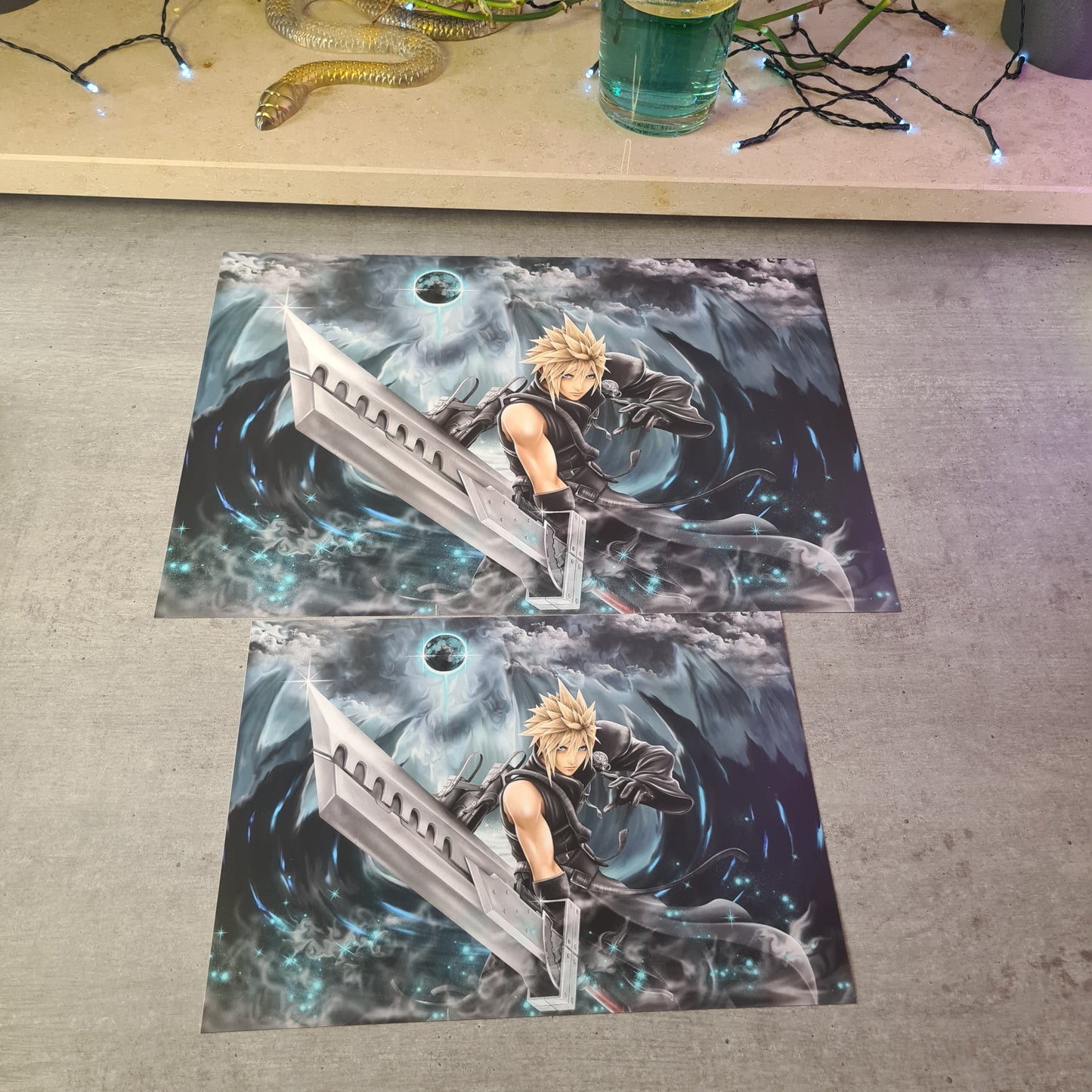 Fantasy Schwertkämpfer Poster