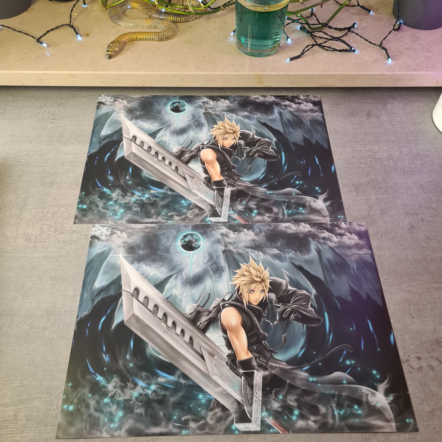 Fantasy Schwertkämpfer Poster