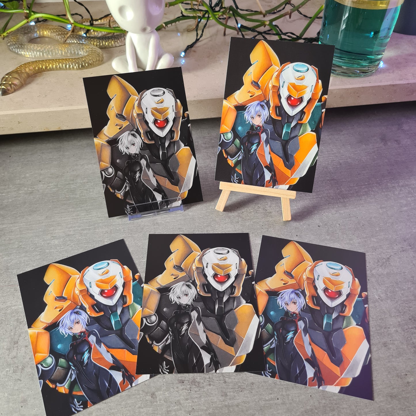 Gelbe Pilotin Poster